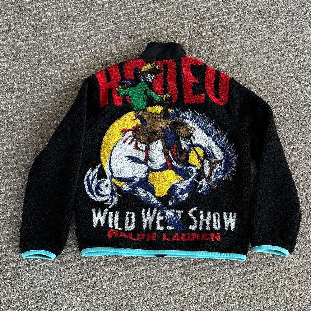Ralph Lauren Black Fleece Rodeo Jacket Cowboy Bronco Western